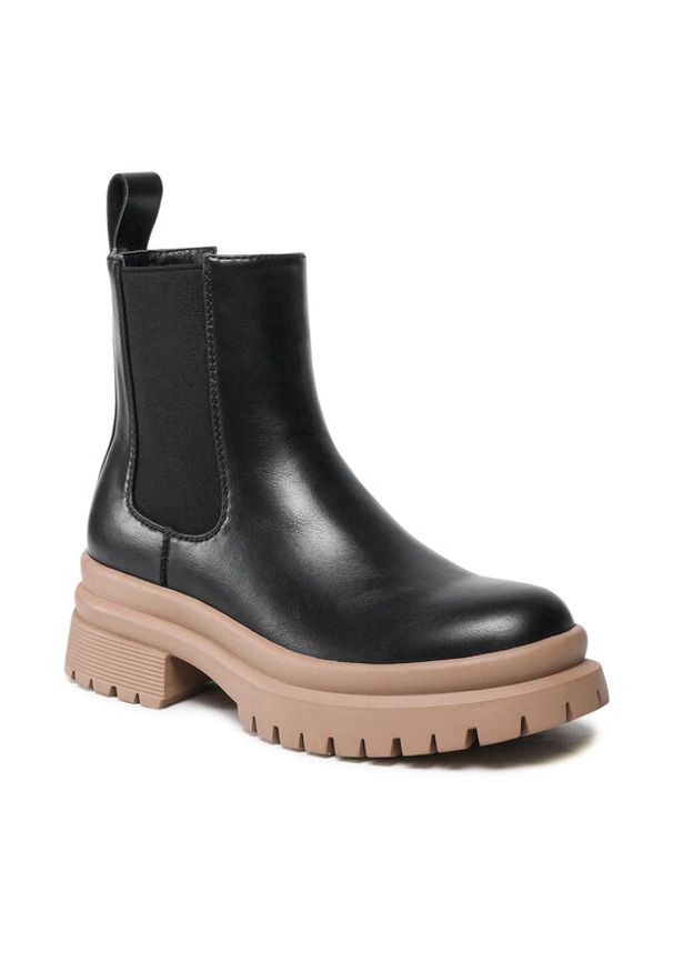 Jenny Fairy Botki WS5795-20 Czarny. Kolor: czarny. Materiał: skóra