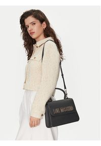 Love Moschino - LOVE MOSCHINO Torebka JC4032PP1MKD0000 Czarny. Kolor: czarny. Materiał: skórzane #5