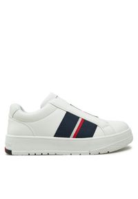 TOMMY HILFIGER - Sneakersy Tommy Hilfiger. Kolor: biały #1