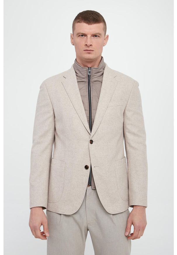 Marynarka męska z wełną Hectic JOOP!. Materiał: wełna