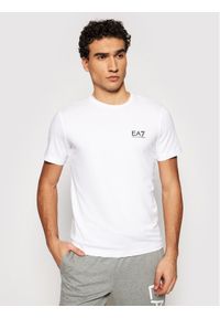 EA7 Emporio Armani T-Shirt 8NPT52 PJM5Z 1100 Biały Regular Fit. Kolor: biały. Materiał: bawełna #1