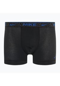 Bokserki męskie Nike Everyday Cotton Stretch Trunk. Kolor: czarny