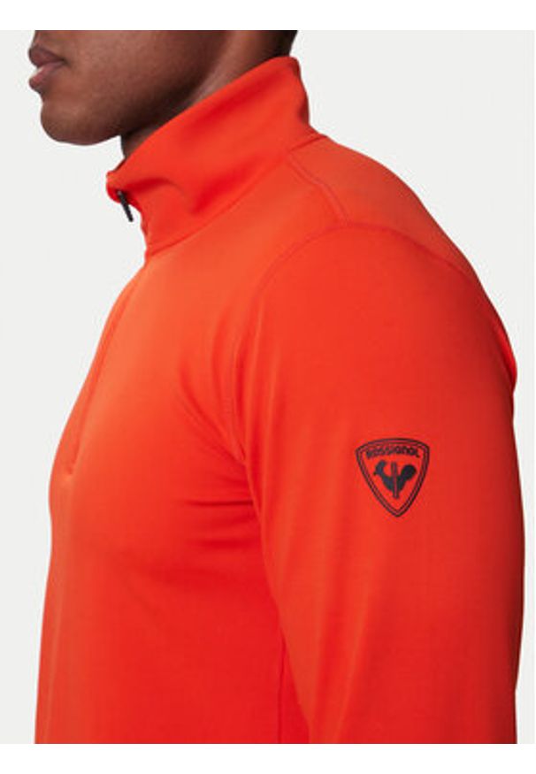 Rossignol Bluza techniczna RLOML15 Pomarańczowy Regular Fit. Kolor: pomarańczowy. Materiał: syntetyk