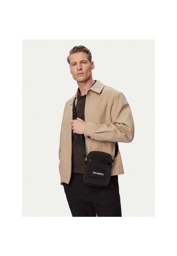 Karl Lagerfeld - Saszetka KARL LAGERFELD. Kolor: brązowy