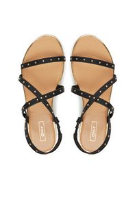 ONLY Shoes Sandały Onlmari-4 Pu Studs 15342339 Czarny. Kolor: czarny. Materiał: skóra #4