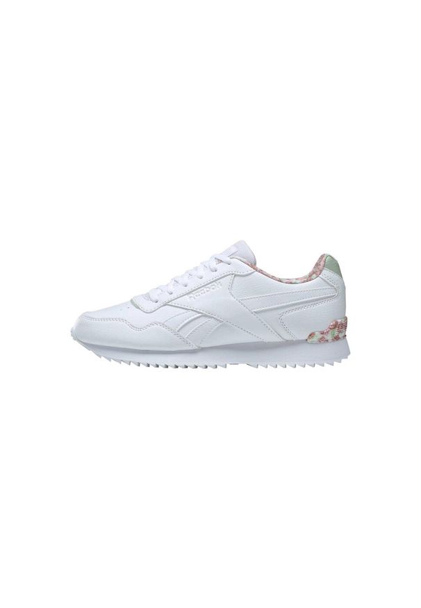 Buty do chodzenia damskie Reebok Royal Glide. Zapięcie: sznurówki. Kolor: biały, wielokolorowy, różowy. Materiał: guma, materiał, syntetyk. Szerokość cholewki: normalna. Model: Reebok Royal. Sport: turystyka piesza