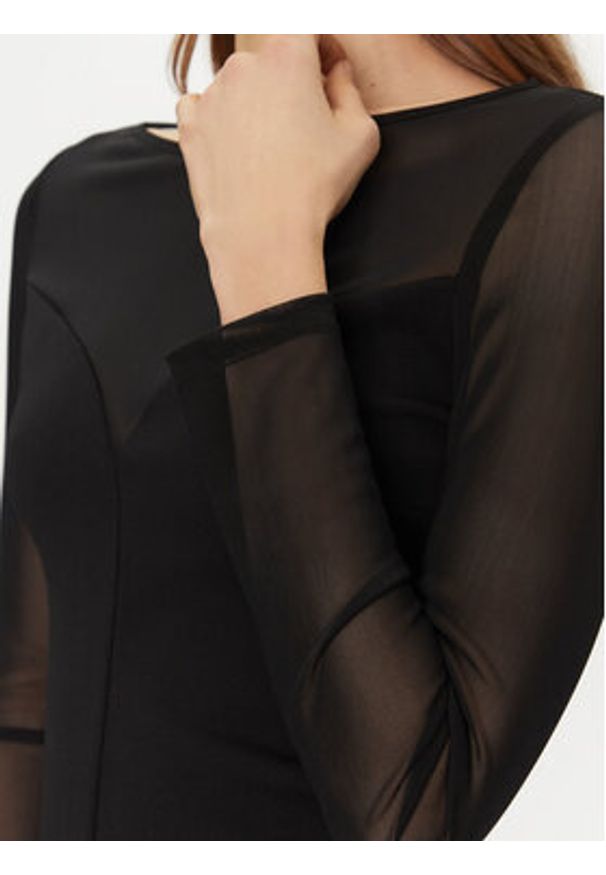 Rinascimento Body CFC0121148003 Czarny Slim Fit. Kolor: czarny. Materiał: syntetyk