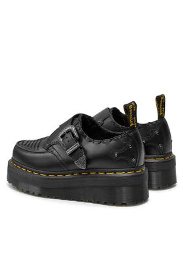 Dr. Martens Półbuty Ramsey Quad 31680001 Czarny. Kolor: czarny. Materiał: skóra