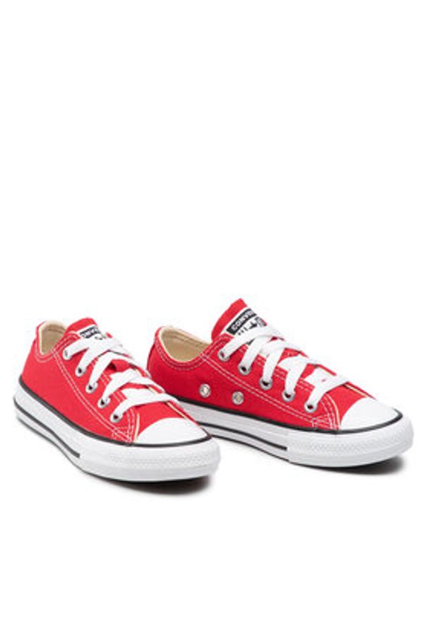 Converse Trampki Chuck Taylor All Star Ox 3J236 Czerwony. Kolor: czerwony. Materiał: materiał