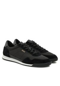BOSS Sneakersy Titanium 50536524 Czarny. Kolor: czarny. Materiał: zamsz, skóra #6