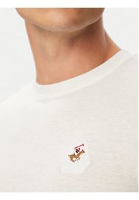 Beverly Hills Polo Club T-Shirt P-SS26M-TS450030WHT Biały Regular Fit. Typ kołnierza: polo. Kolor: biały. Materiał: bawełna #4