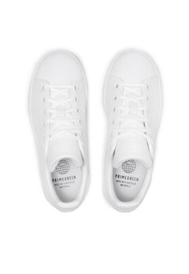Adidas - adidas Sneakersy Stan Smith J FX7520 Biały. Kolor: biały. Materiał: skóra. Model: Adidas Stan Smith