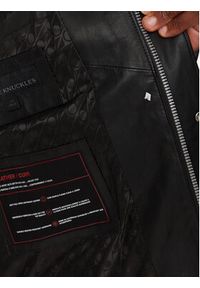 Moose Knuckles Kurtka skórzana Kings M34ML311 Czarny Regular Fit. Kolor: czarny. Materiał: skóra #5