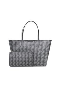 Tory Burch Torebka Basketweave Tote 145634 Szary. Kolor: szary. Materiał: skórzane #1