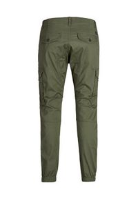 Jack & Jones - Jack&Jones Spodnie materiałowe Paul Flake 12141844 Zielony Tapered Fit. Kolor: zielony. Materiał: bawełna #6