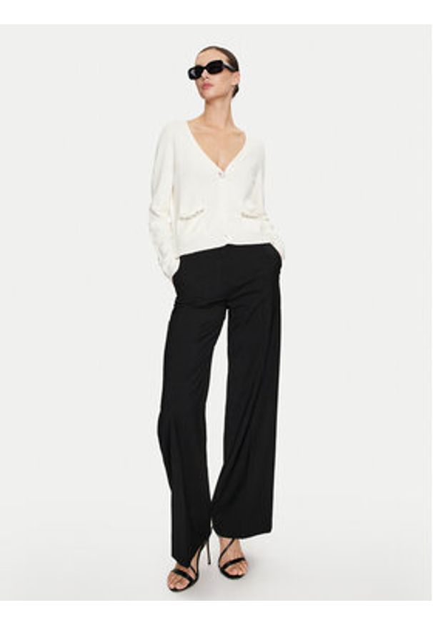 ViCOLO Kardigan 77107B Écru Relaxed Fit. Materiał: bawełna