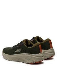 skechers - Skechers Sneakersy D'Lux Walker 2.0 232714 Khaki. Kolor: brązowy. Materiał: materiał #4
