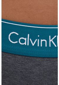 Calvin Klein Underwear Stringi kolor szary. Kolor: szary