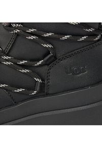 Ugg Botki W Brisbane Lace Up 1149650 Czarny. Kolor: czarny. Materiał: skóra