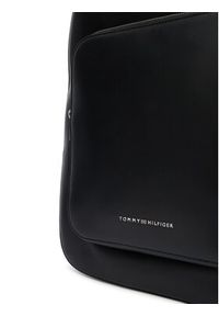 TOMMY HILFIGER - Tommy Hilfiger Plecak Th Business Leather Backpack AM0AM14162 Czarny. Kolor: czarny. Materiał: skóra #5