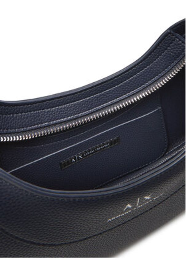 Armani Exchange Torebka 942883 CC783 UB102 Granatowy. Kolor: niebieski. Materiał: skórzane