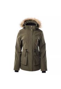 Parka dla kobiet Iguana Nermin. Kolor: zielony, brązowy, wielokolorowy. Sezon: zima #1