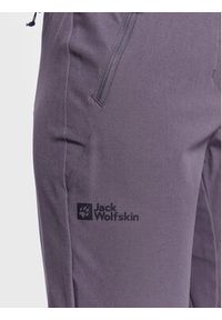 Jack Wolfskin Spodnie outdoor Geigelstein 1507741 Fioletowy Slim Fit. Kolor: fioletowy. Materiał: syntetyk. Sport: outdoor