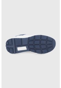 Pepe Jeans Buty dziecięce kolor granatowy. Nosek buta: okrągły. Zapięcie: sznurówki. Kolor: niebieski. Materiał: guma