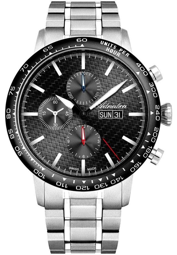 Zegarek męski Adriatica A8383.4114ACH srebrny. Kolor: srebrny