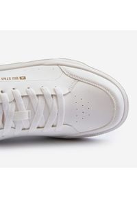 Big-Star - Sneakersy Męskie Memory Foam System Big Star NN174149 Białe. Okazja: na co dzień. Kolor: biały. Materiał: skóra #4