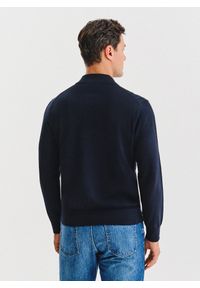 Pako Lorente - PAKO LORENTE - Bawełniany kardigan w kolorze granatowym. Okazja: na co dzień. Typ kołnierza: polo. Kolor: niebieski, zielony. Materiał: bawełna. Sezon: jesień. Styl: casual #6