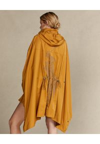 Ralph Lauren - RALPH LAUREN - Brązowa kurtka Pony Poncho. Kolor: brązowy. Materiał: materiał, tkanina #4