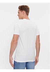 Calvin Klein Jeans T-Shirt Small Center Box J30J324027 Biały Regular Fit. Kolor: biały. Materiał: bawełna