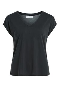 Vila T-Shirt Modala 14074847 Czarny Relaxed Fit. Kolor: czarny. Materiał: syntetyk #6