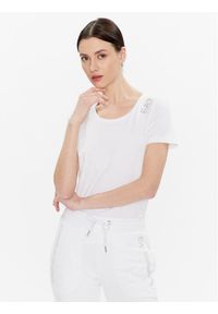 EA7 Emporio Armani T-Shirt 8NTT50 TJFKZ 1100 Biały Regular Fit. Kolor: biały. Materiał: bawełna #1