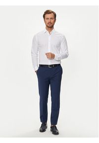 BOSS - Boss Koszula H-Hank 50519859 Biały Slim Fit. Kolor: biały. Materiał: bawełna