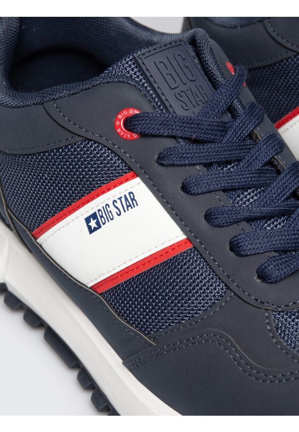 Big-Star - Sneakersy męskie granatowe RR174290 403. Kolor: niebieski