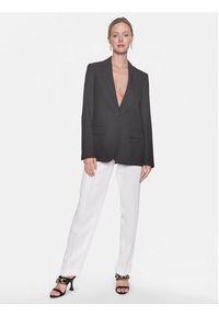 Fabiana Filippi Spodnie materiałowe PAD273W410 Biały Regular Fit. Kolor: biały. Materiał: len, wiskoza #3