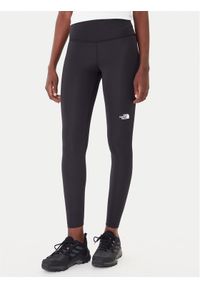 The North Face Legginsy Flex NF0A8EJB Czarny Slim Fit. Kolor: czarny. Materiał: syntetyk