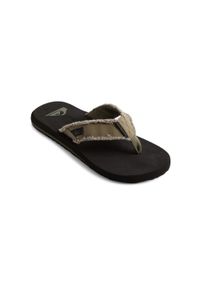 Klapki japonki męskie Quiksilver Monkey. Kolor: zielony. Sport: pływanie #1