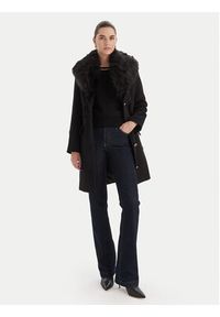 Marciano Guess Płaszcz wełniany 5BGL26 1799Z Czarny Regular Fit. Kolor: czarny. Materiał: syntetyk #3