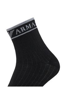 Emporio Armani Skarpety krótkie EW000578 AF20514 MC005 Czarny. Kolor: czarny. Materiał: bawełna #4