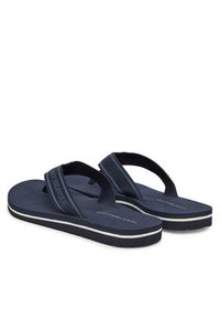 TOMMY HILFIGER - Tommy Hilfiger Japonki Hilfiger Webbing Beach Sandal FW0FW08515 Granatowy. Kolor: niebieski. Materiał: materiał #3