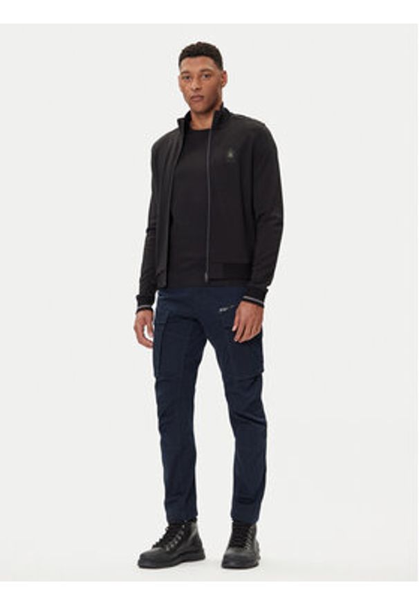 Aeronautica Militare Bluza 252FE2065UF00667 Czarny Regular Fit. Kolor: czarny. Materiał: wiskoza