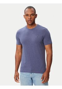 Tommy Jeans T-Shirt Jaspe DM0DM20363 Niebieski Slim Fit. Kolor: niebieski. Materiał: bawełna #1