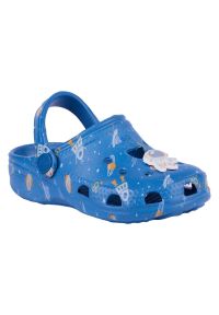 Sandały Coqui Big Frog 92800617269 niebieskie. Nosek buta: otwarty. Kolor: niebieski. Materiał: materiał, guma. Sezon: lato #1