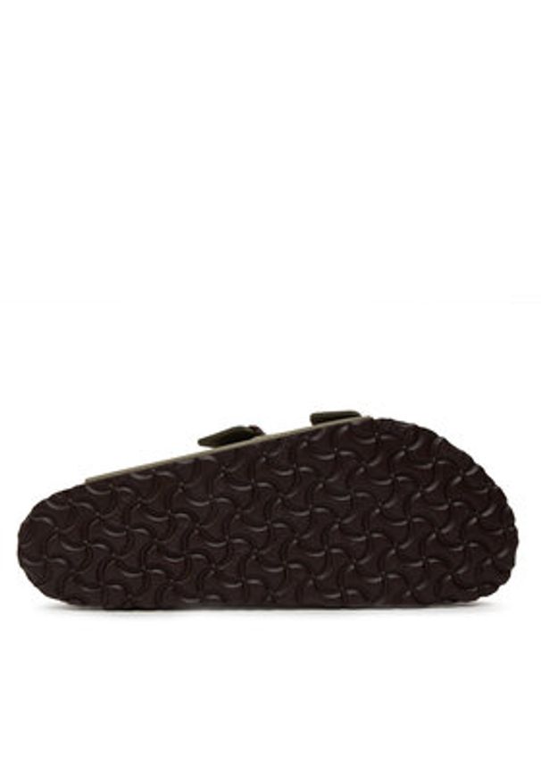 Birkenstock Klapki Arizona Birko-Flor nubuk 0151211 Szary. Kolor: szary. Materiał: skóra