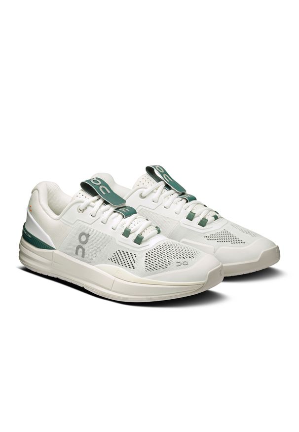 On - ON THE ROGER Pro White | Evergreen Buty do tenisa męskie. Okazja: na co dzień. Kolor: biały. Materiał: materiał. Szerokość cholewki: normalna. Sport: tenis