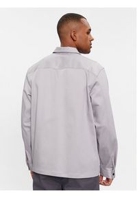 Calvin Klein Kurtka przejściowa Cotton 3D Pockets Overshirt K10K112356 Szary Regular Fit. Kolor: szary. Materiał: syntetyk #3