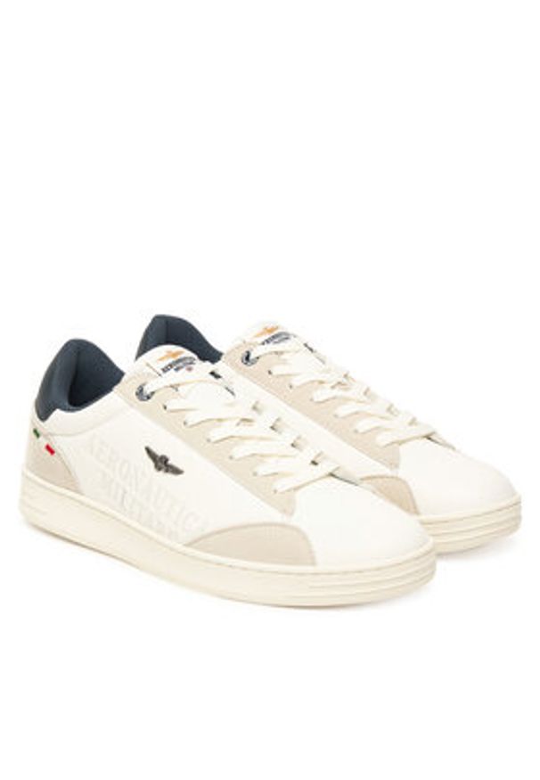 Aeronautica Militare Sneakersy 252SC0306UCT03385 Biały. Kolor: biały. Materiał: skóra